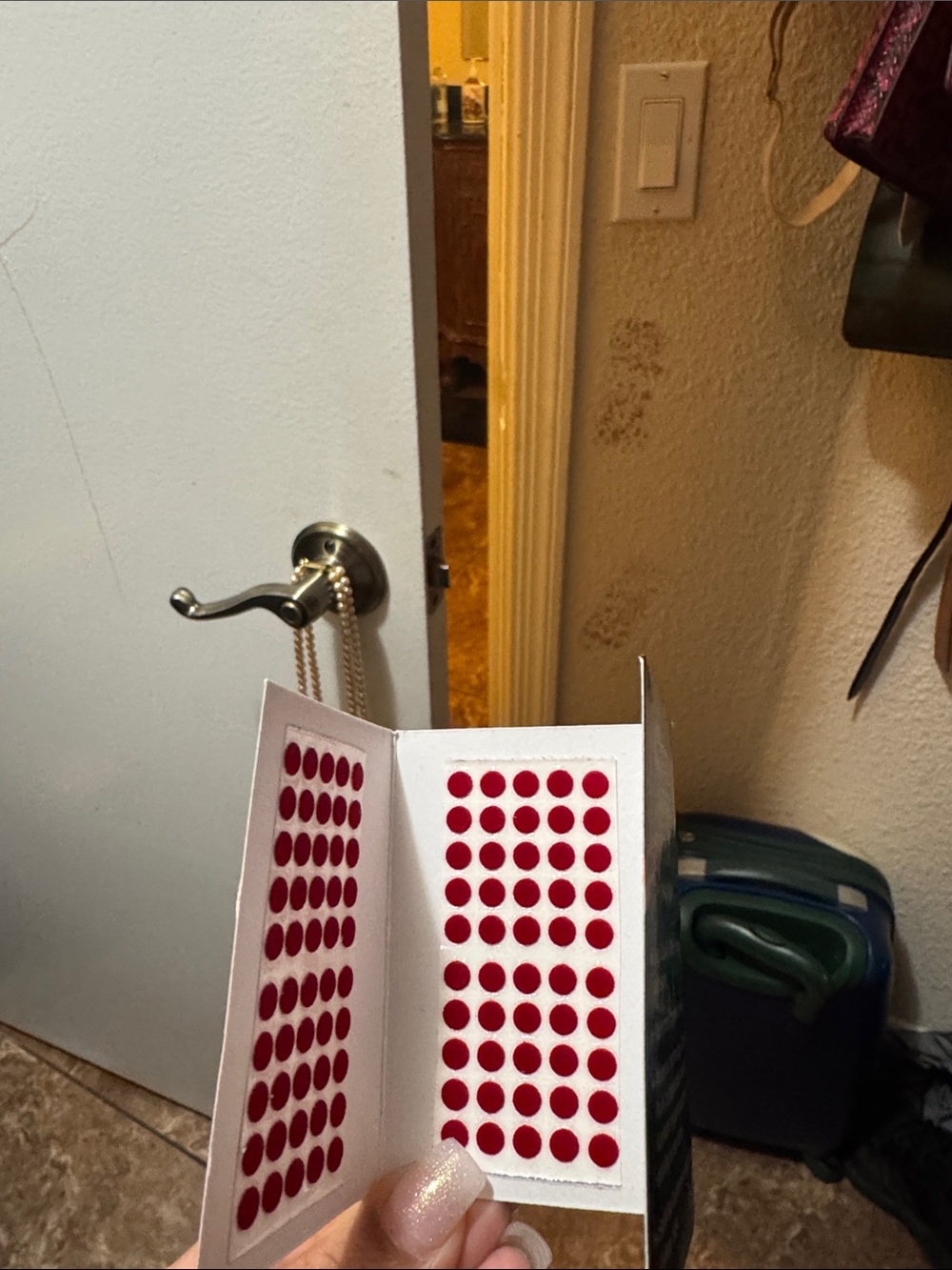 Red Dot bindi Accent Sticker Sheet
